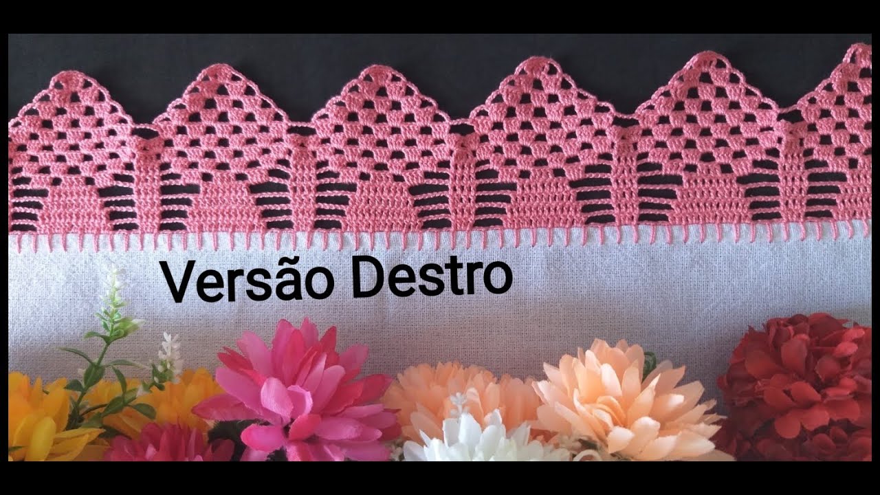 #BarradoemCrochê Nº 80 Versão Destro