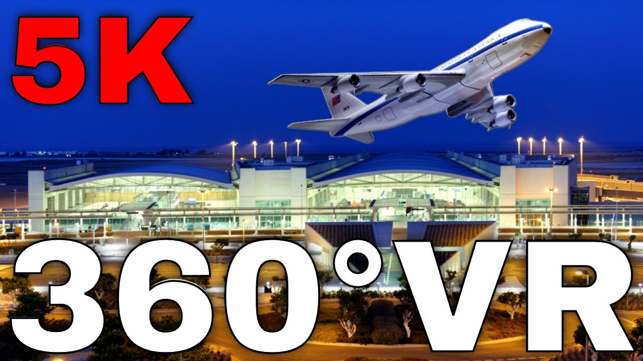 360° VR Larnaca International Airport (LCA LCLK) Arrivals Driver Pickup 5K 3D Virtual Reality HD 4K