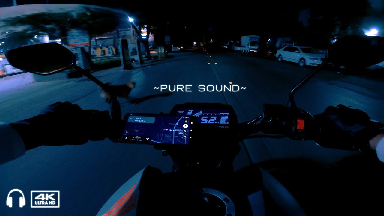 RAW ENGINE SOUND📢 | DOMINATING THE NIGHT STREETS | YAMAHA MT-15 | 4K