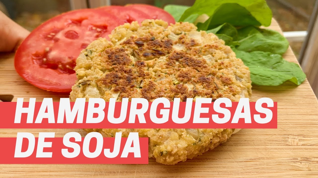 Hamburguesas de Soja Veganas (con Okara) Muy Sabrosas!!