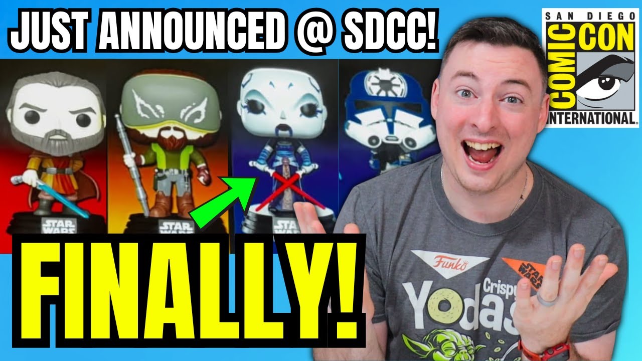 NEW Funko Star Wars Pops ANNOUNCED At SDCC! FINALLY!!