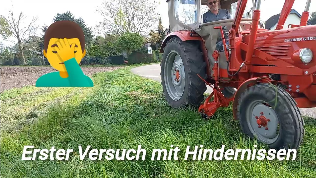 erster Messerbalken Einsatz nach Restauration