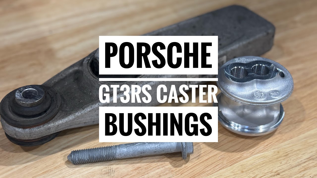 How to install Porsche GT3RS Adjustable Caster Bushings.
