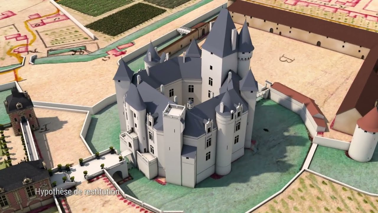 Le chateau disparu de La Mothe-Saint-Héray et ses dépendances