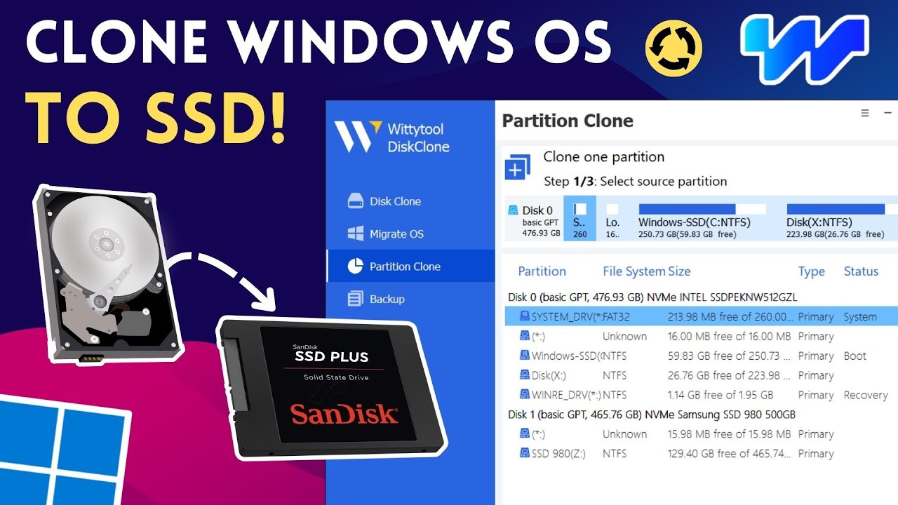 Как клонировать Windows на другой диск/диск БЕСПЛАТНО (2025)