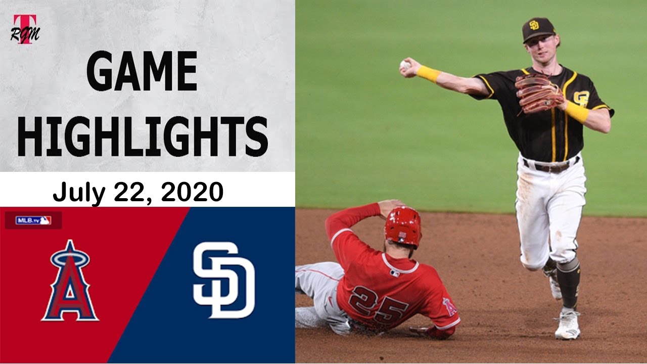 Los Angeles Angels vs San Diego Padres Highlights - July 22, 2020