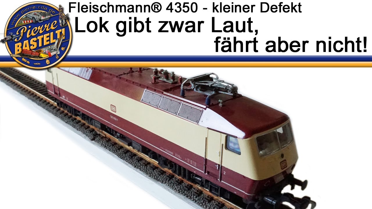 Fleischmann® 4350 - kleiner Defekt. Lok gibt zwar Laut, fährt aber nicht!