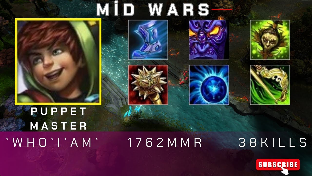 HoN | Mid Wars | Puppet Master | `WHO`I`AM` | 1762 MMR