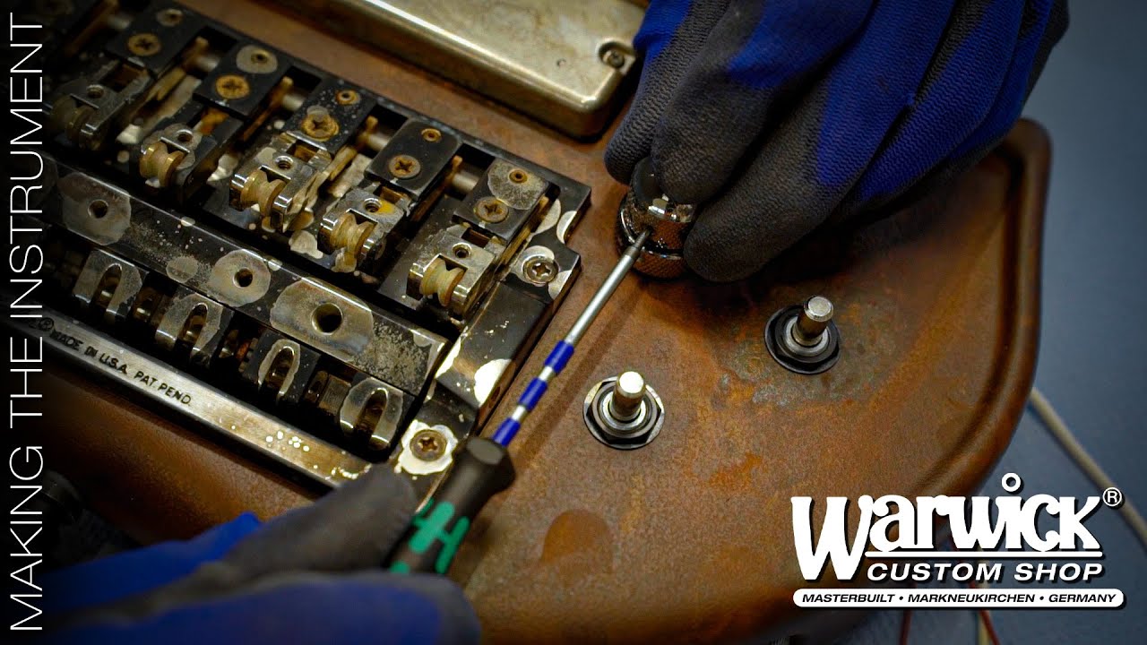 MAKING OF - Warwick Vampyre NT - Custom Rust Finish - Ovangkol Body #19-4065