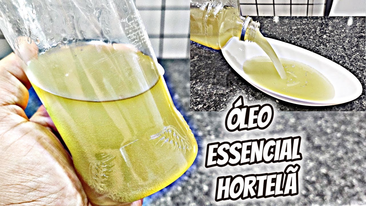 COMO FAZER ÓLEO ESSENCIAL DE HORTELÃ CASEIRO APENAS 3 INGREDIENTES SUPER FÁCIL RAPIDO E ECONOMICO