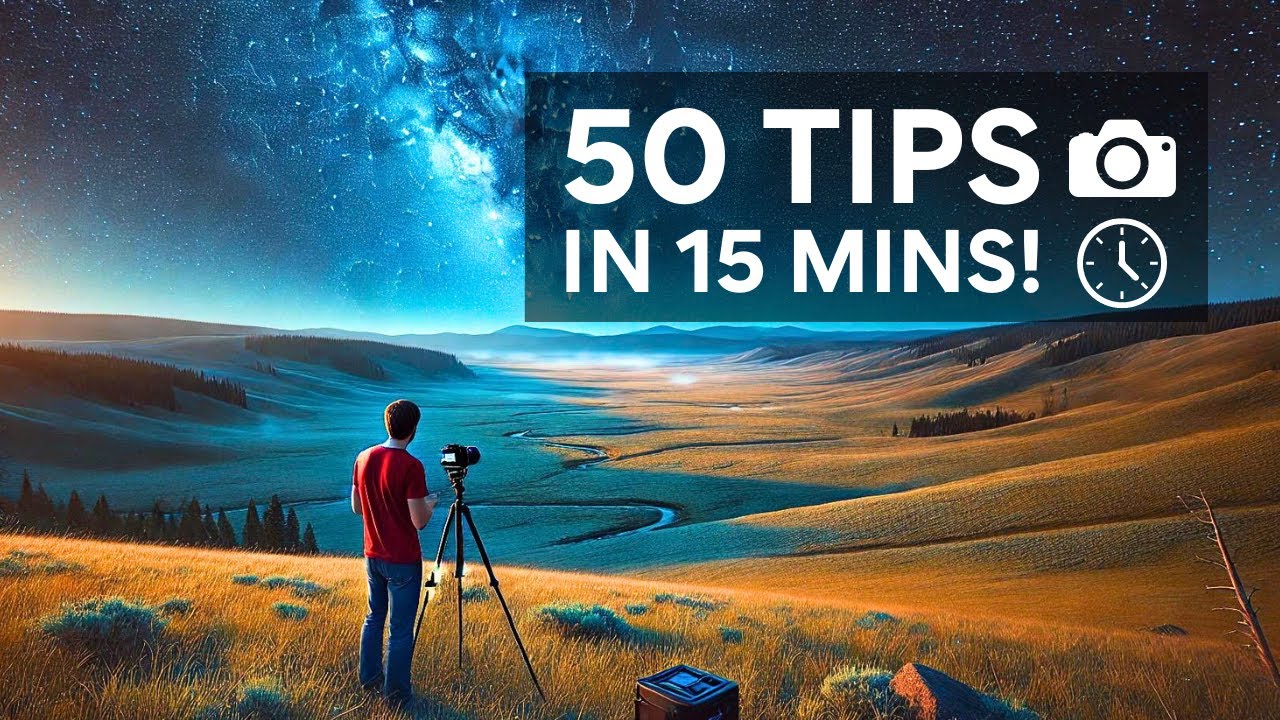 Мастер пейзажной фотографии: 50 советов всего за 15 минут! 🌄📸