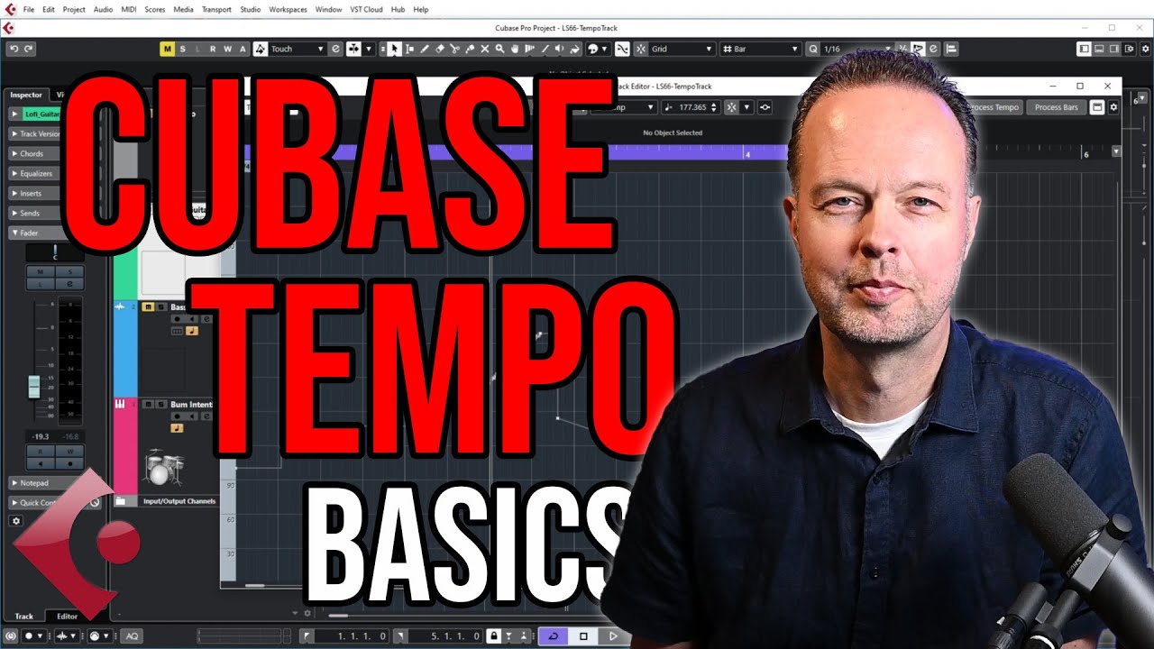 Основы темпа Cubase: как устанавливать и изменять темп проектов, циклов и т. д.