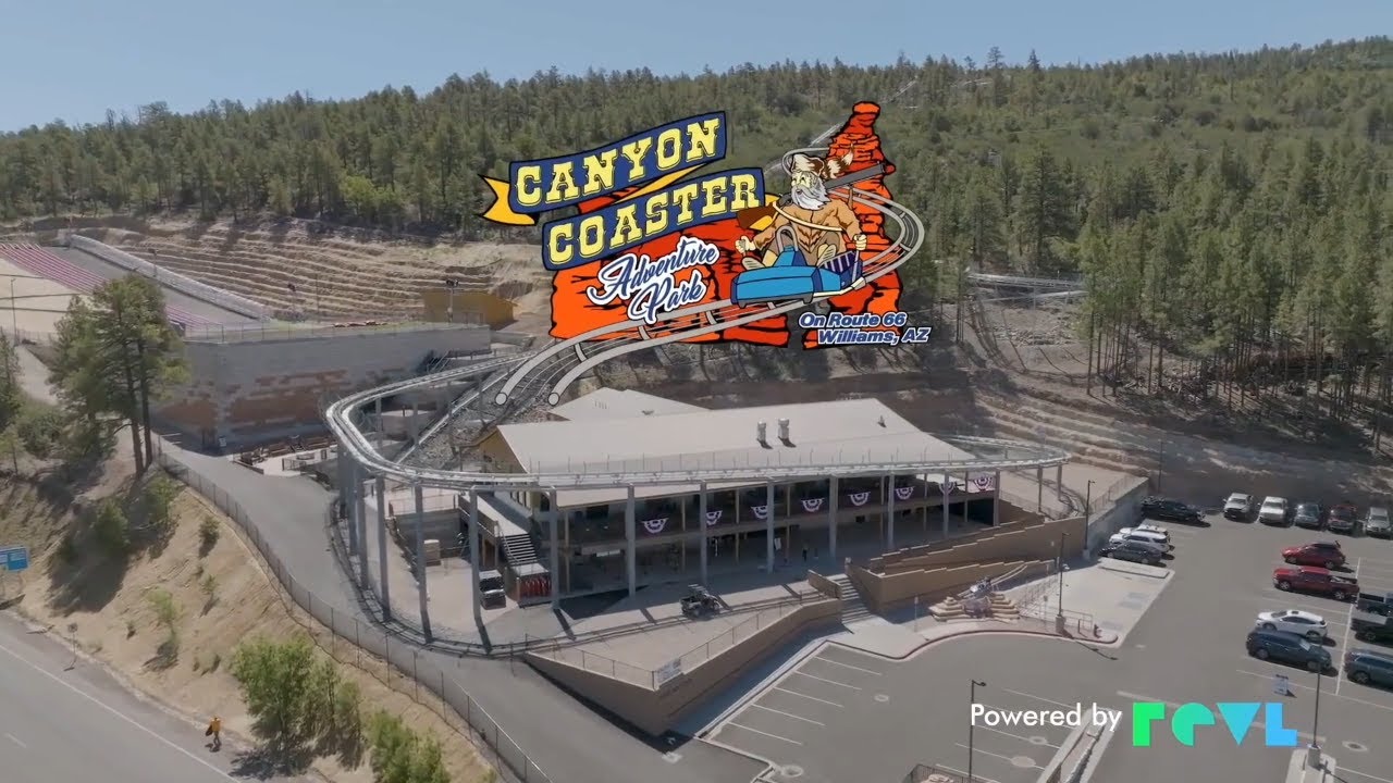 Canyon Coaster Mountain Coaster POV - Canyon Coaster Adventure Park in Williams, Arizona