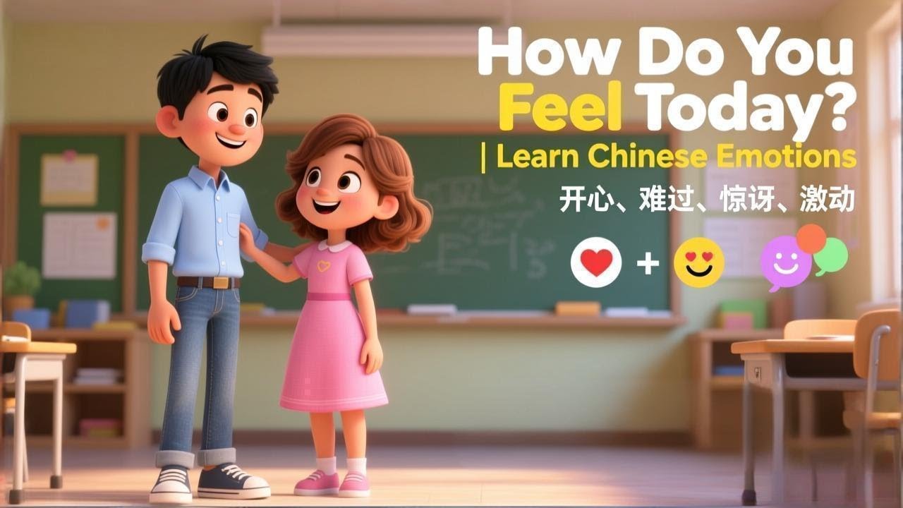 Mingming & Taidong’s Feelings Adventure | How Do You Feel Today? | Learn Chinese Emotions