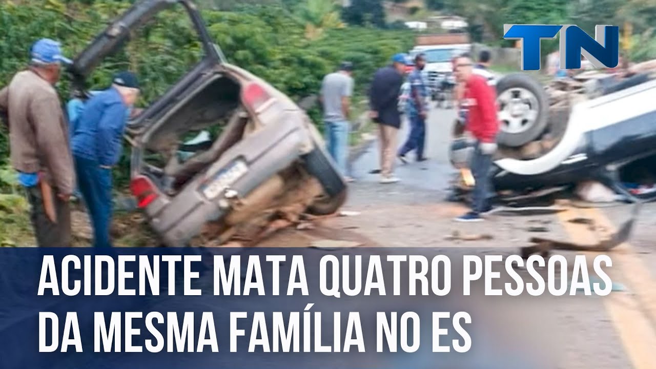 Acidente mata quatro pessoas da mesma família no ES