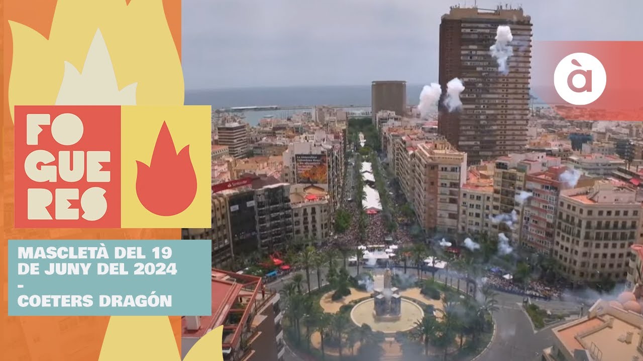 💥 Fogueres de Sant Joan 2024 - Mascletà del 19 de juny del 2024 - Coeters Dragón