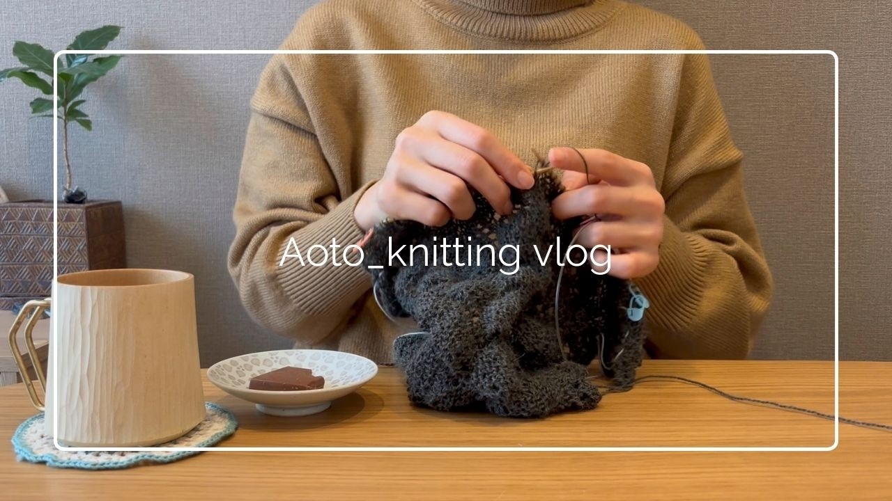 【編み物Vlog】シェットランドレースを編む | 無言・作業用 | cosy knitting vlog