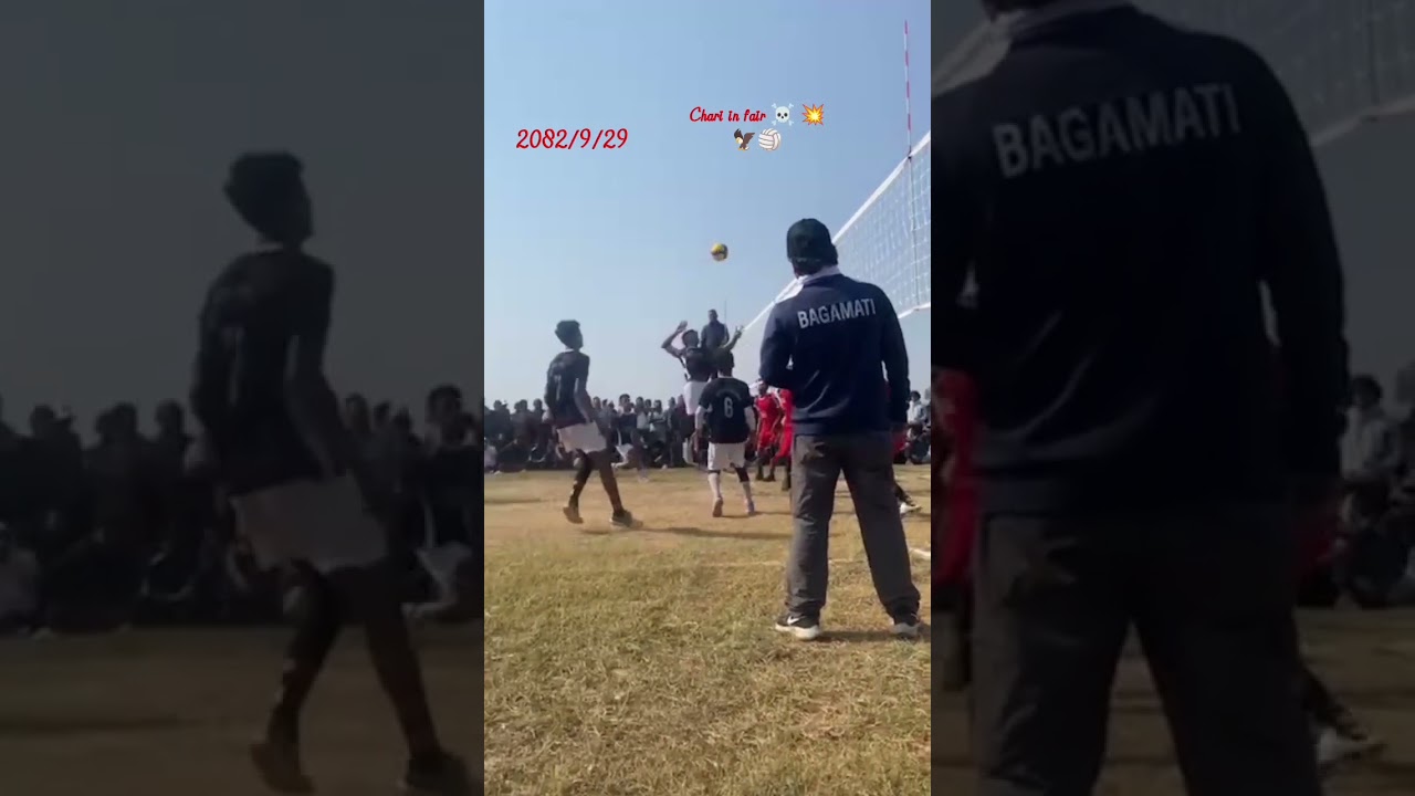 low quality but spike power is high volleyball player Chari 🦅🏐☠️💥