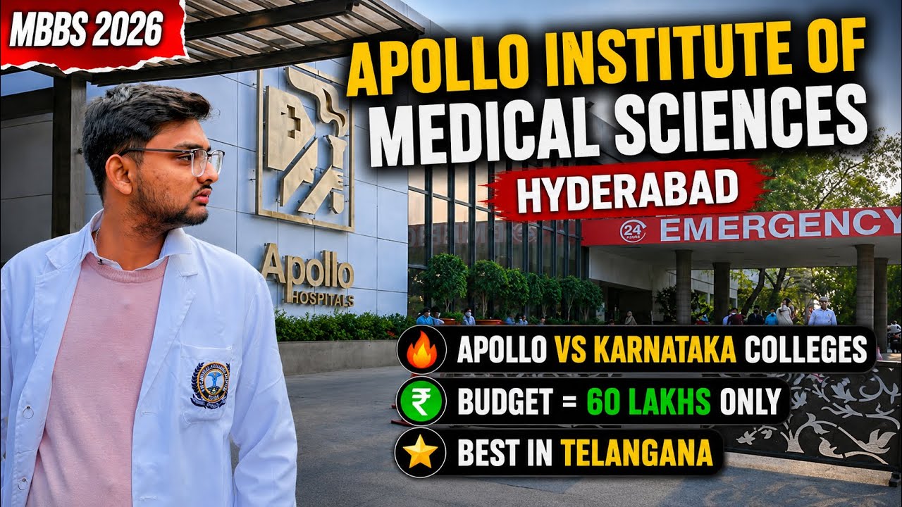 Apollo Institute of Medical Sciences Hyderabad Review 2026 | Fees, Cutoff & Campus Tour