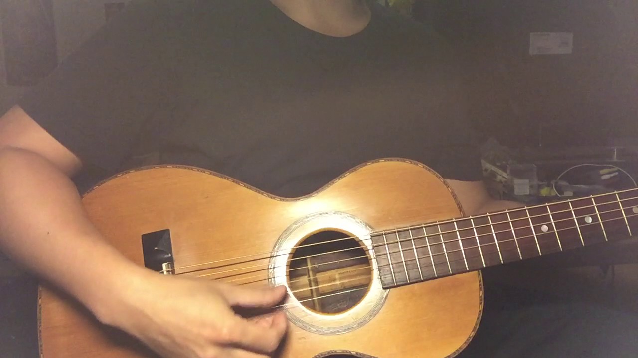 Idas Sommarvisa on a Levin Parlour Guitar From 1927