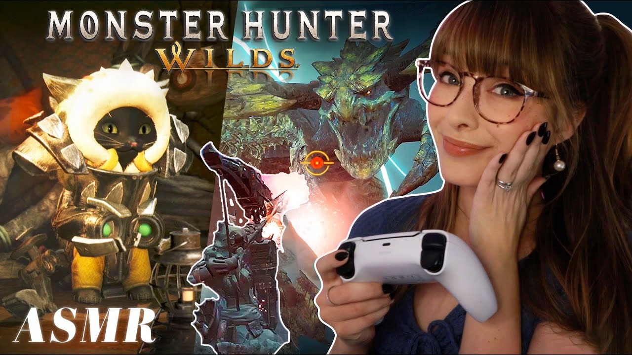 ASMR 🏹 Monster Hunter Wilds Beta! 🎮 Rey Dau & Doshaguma Hunt · Relaxing Gameplay · Part 2