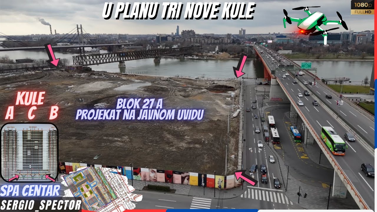 U planu Tri nove Kule od po 100 m na placu kod Gazele u Beogradu na vodi, Ložionica #beograd