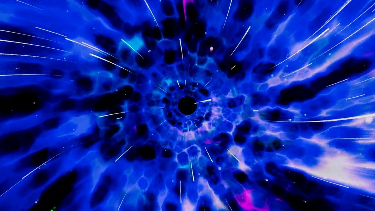4K Portal Wormhole - ScreenSaver - 1 hour loop 🔄