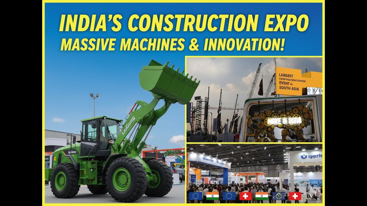 BIGGEST Construction Show in Asia! 🏗️ Excon 2025 Bengaluru Walkthrough | Part_2