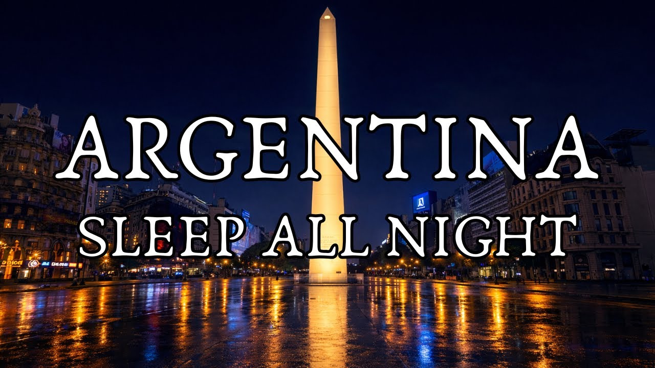 🇦🇷 Argentina | Deep Sleep, Insomnia Relief & Full Body Healing 🌙🌧️ | 8 Hours |