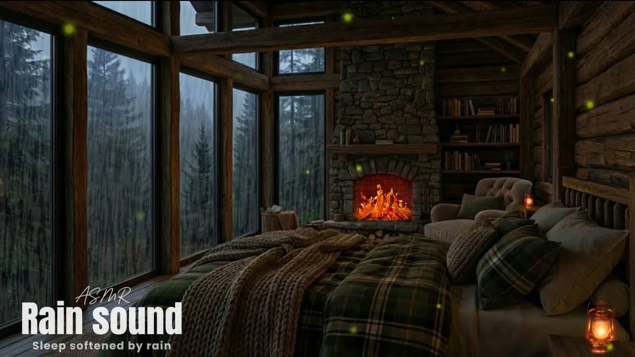 🌁Rain ASMR☂️Sleep softened by rain☕비가 부드럽게 만든 잠🌁Deep Sleep😴Relax☕#ASMR #rain🌧️