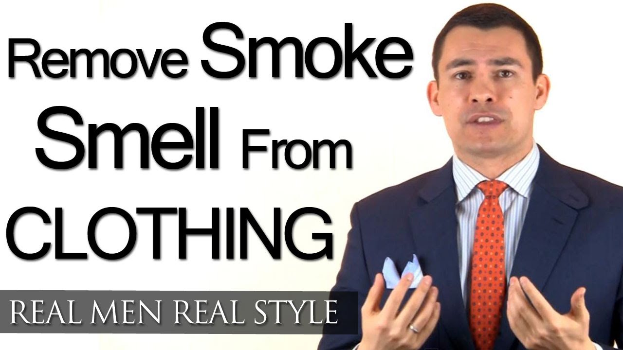 How To Remove Smoke Smell From Mens Clothing - Removing Cigarette Cigar Smoking Scent