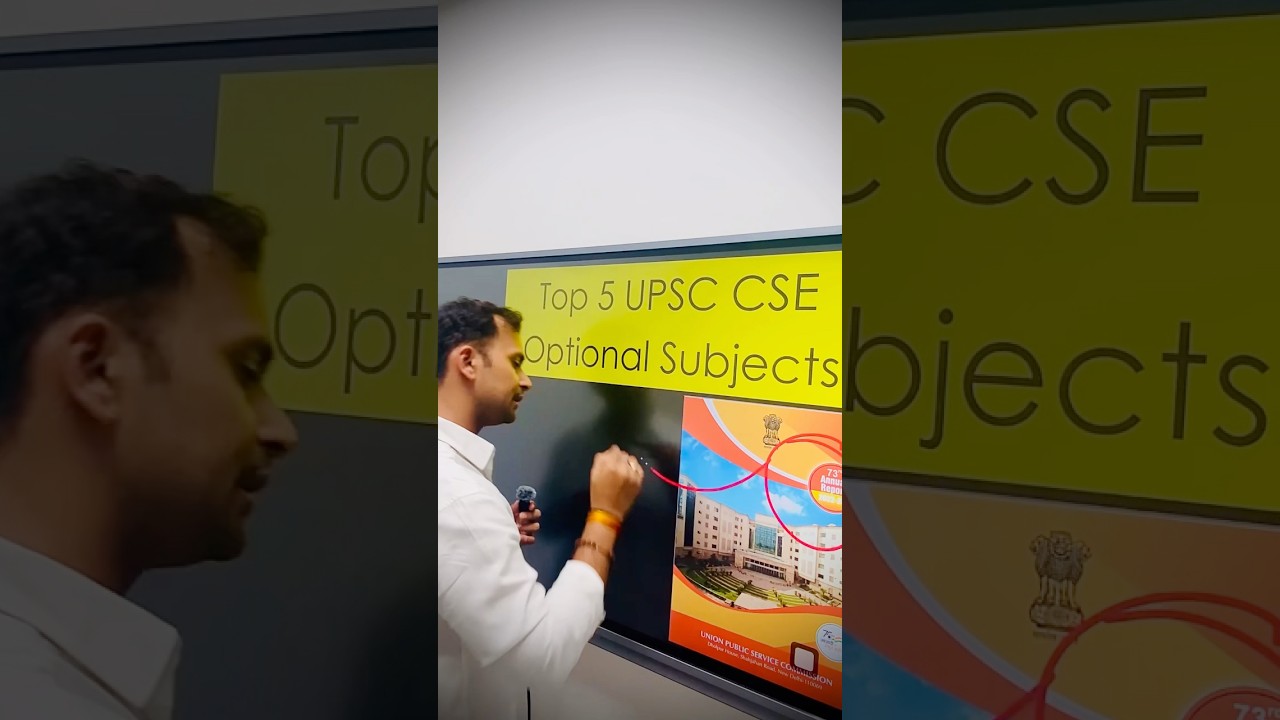 Top 5 UPSC IAS Optional subject ! What&rsquo;s Yours ? #UpscAnnualReport # #500Marks