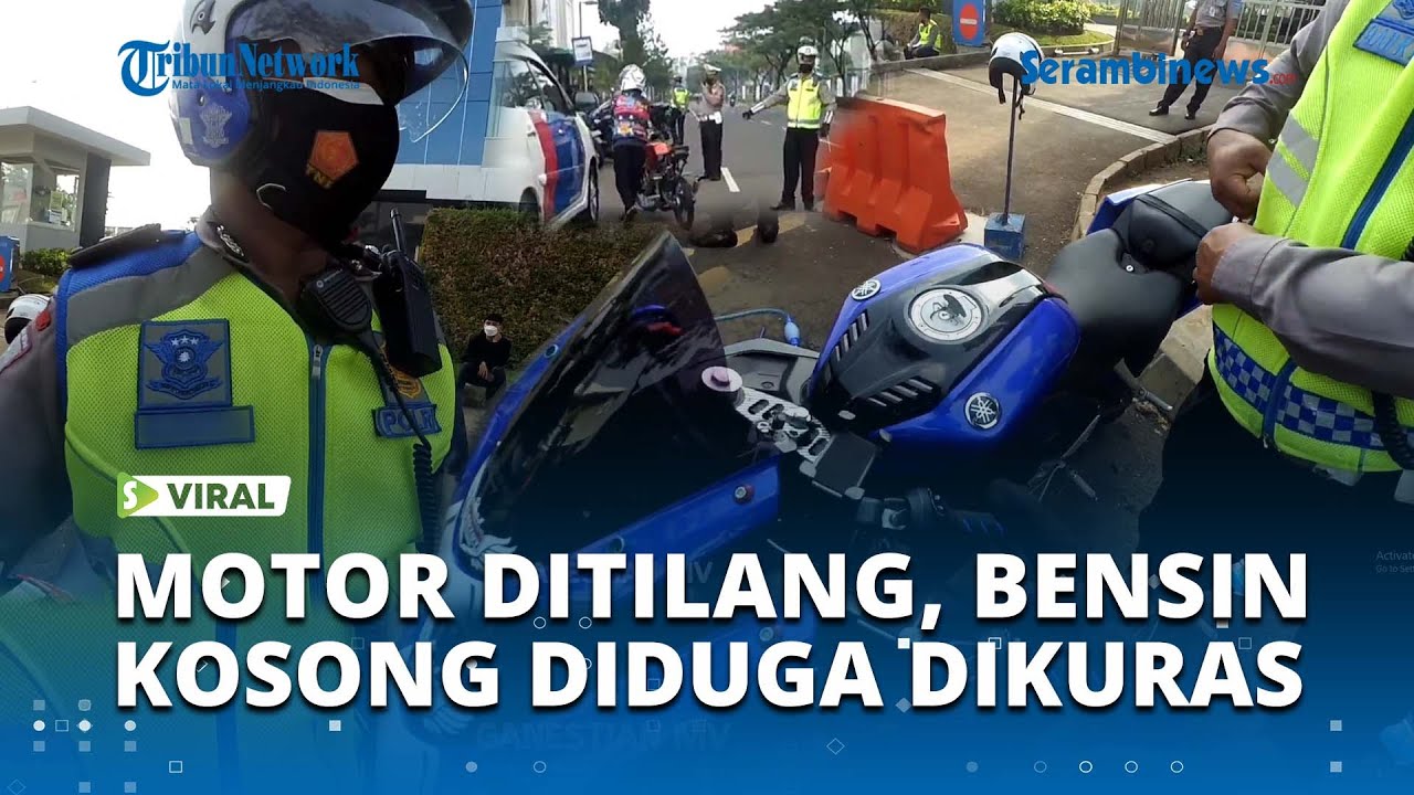 VIRAL Tangki Motor yang Ditilang Kosong saat Diambil, Bensin Diduga Dikuras Polisi