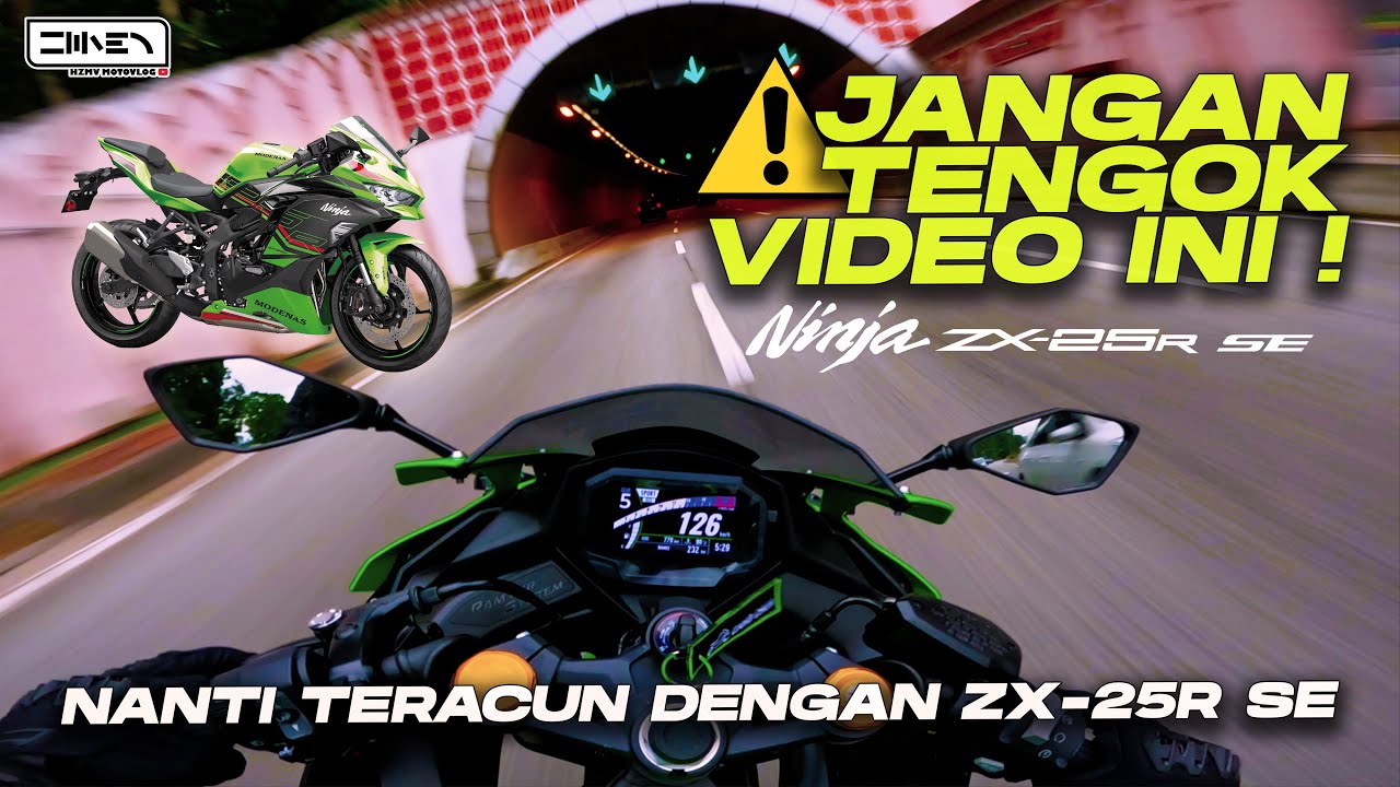 JANGAN TENGOK KALAU TAK NAK TERACUN ! | Kawasaki Ninja ZX-25R SE Malaysia [4K]