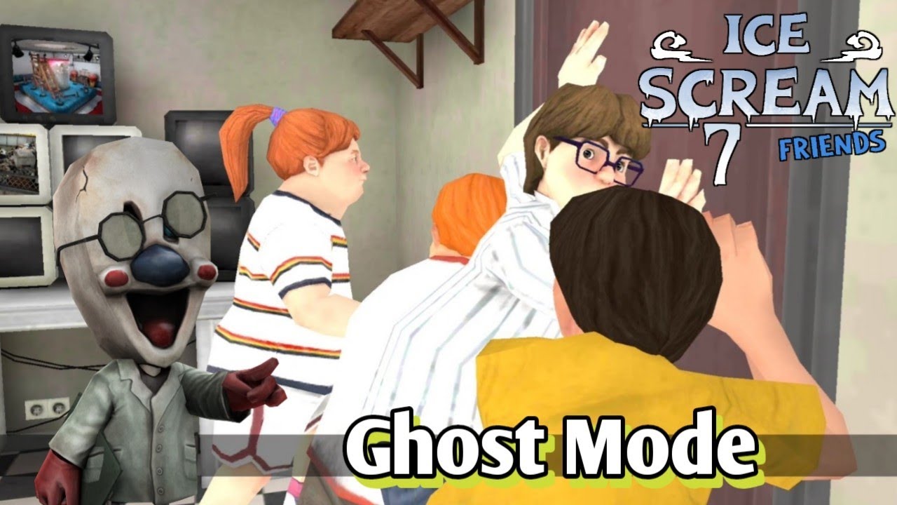 Ice Scream 7 In Ghost Mode Full Gameplay