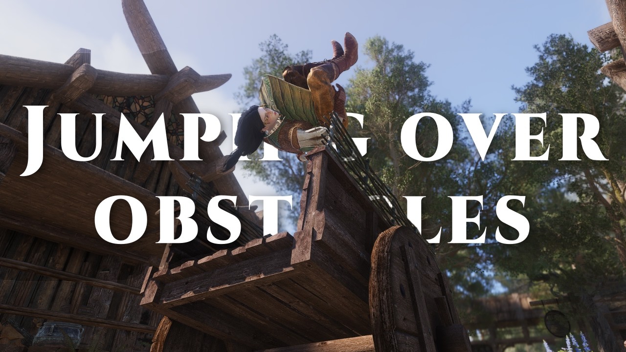 SKYRIM MOD - Jumping over obstacles