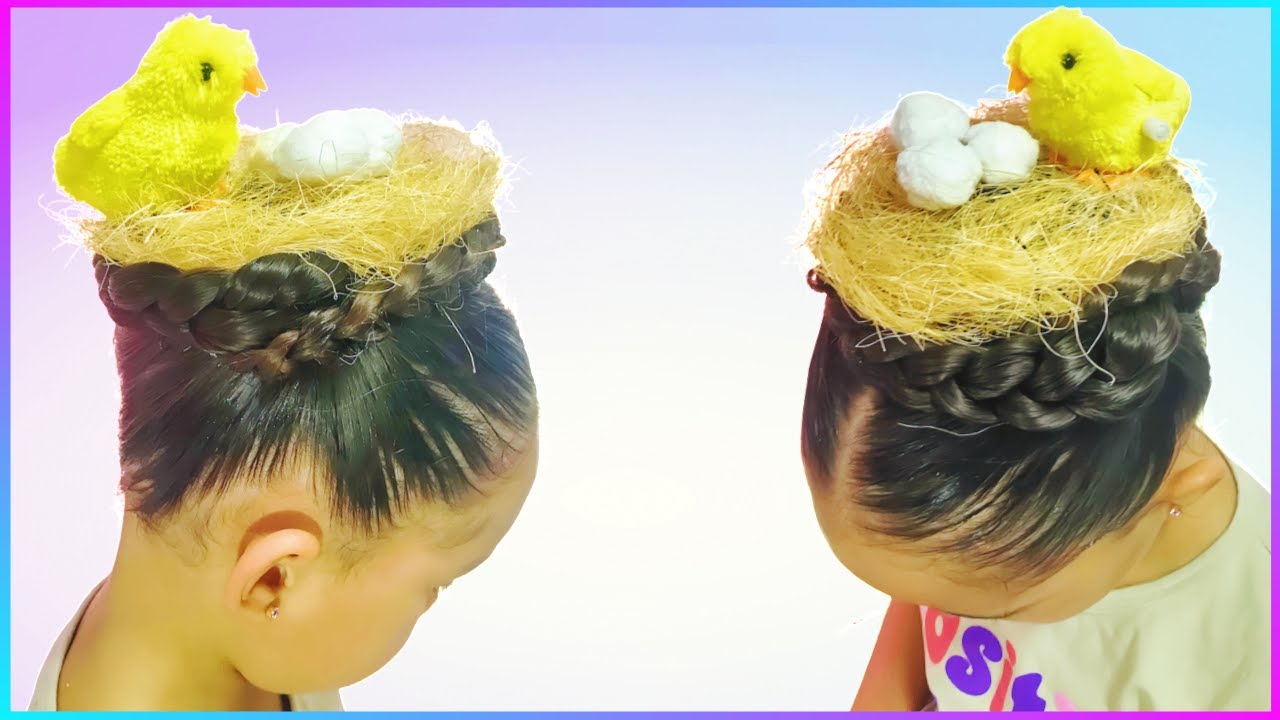penteado maluco: como fazer um cabelo maluco fácil - ninho de galinha