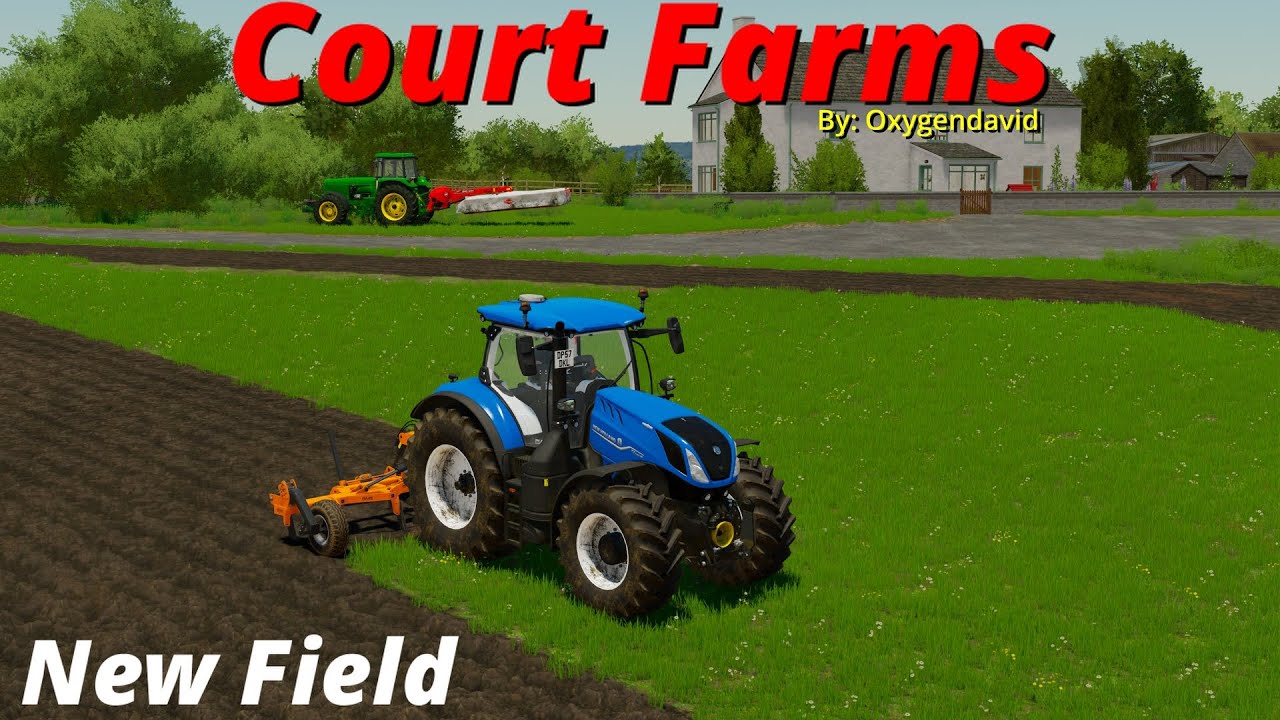 Court Farms by: Baling, new equipment and plowing a new Field.