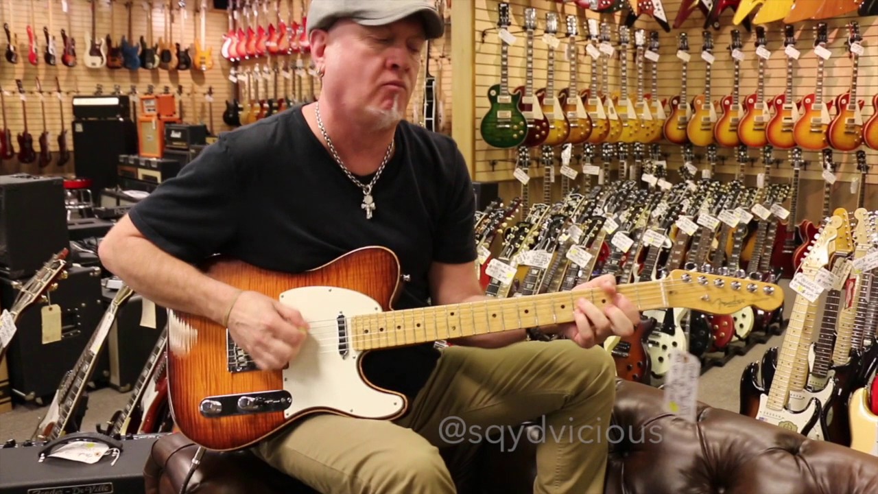 Guitar Close Up - Fender Telecaster Select Flame Top $1750