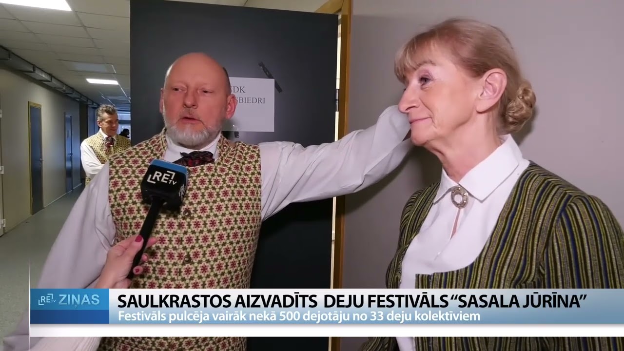 Deju festivāls “Sasala Jūrīna” pulcē vairāk nekā 500 dejotāju