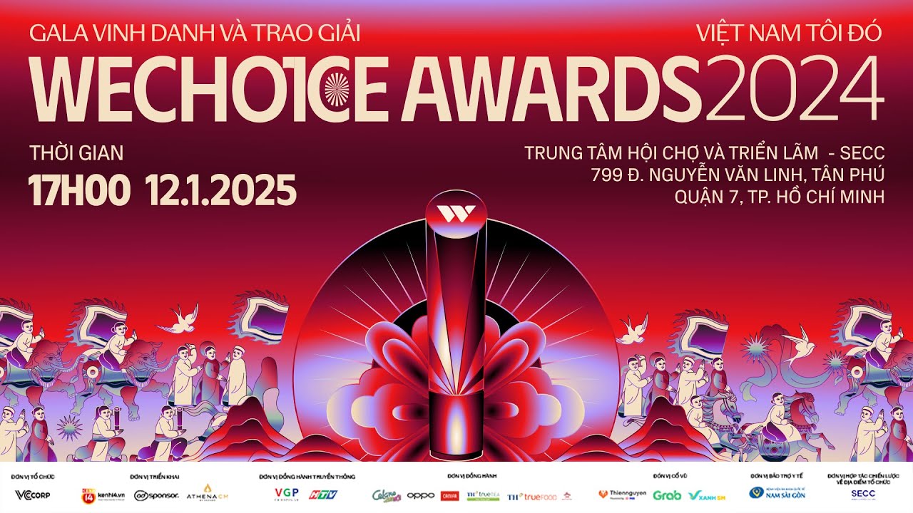 🔴Gala Vinh danh và Trao giải WeChoice Awards 2024 - VIỆT NAM TÔI ĐÓ