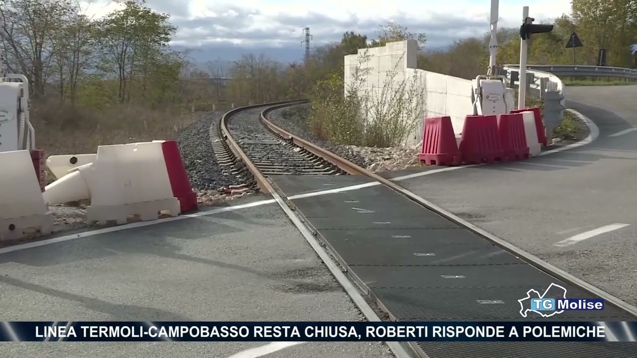 Linea Termoli-Campobasso resta chiusa, Roberti risponde a polemiche