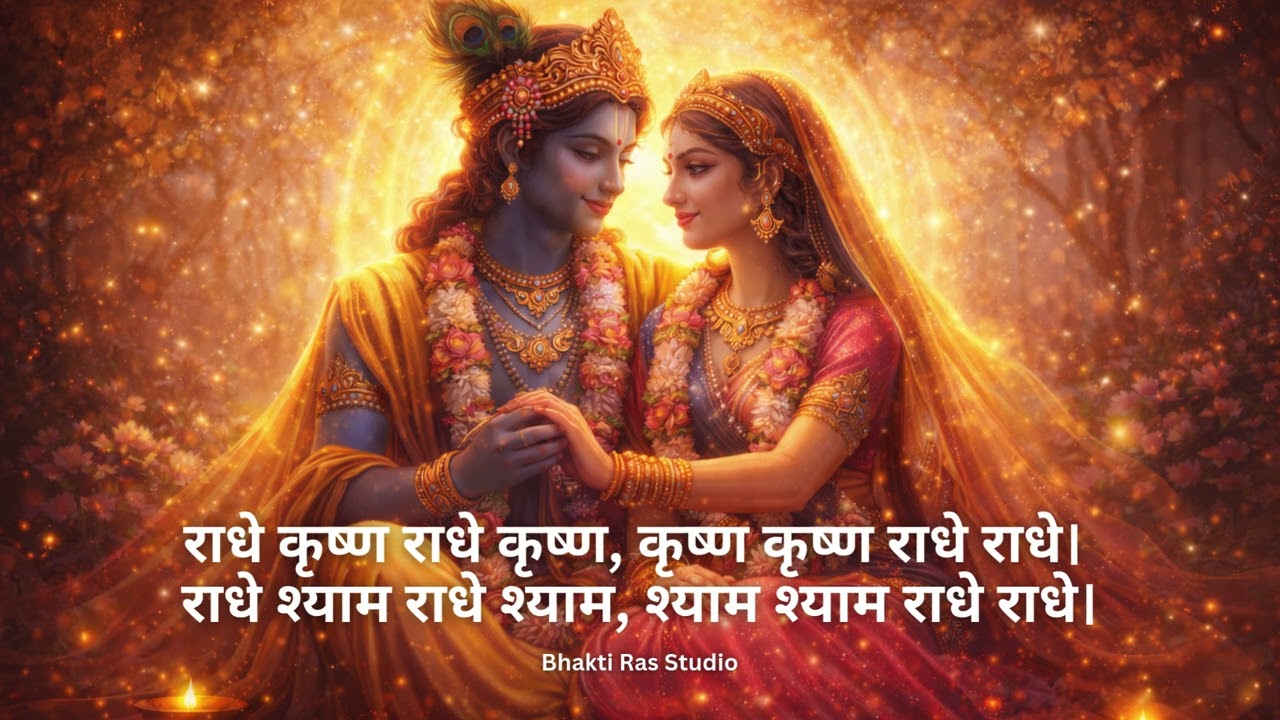 राधे कृष्ण राधे कृष्ण | Radhe Krishna Mantra | Peaceful Chant | Bhakti Ras