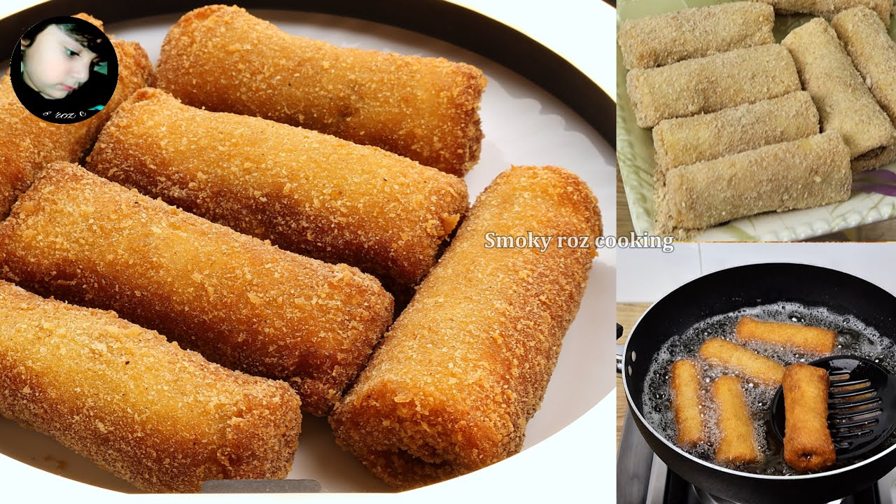 Bread Roll Recipe | Chicken Bread Roll Recipe | Bread Roll Banane Ka Tarika | Crispy Chicken Roll |