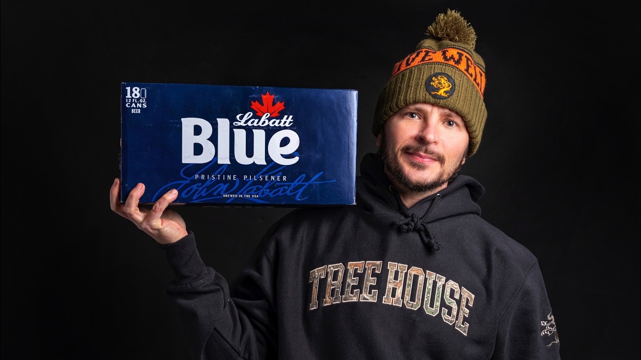 Я попробовал Labatt Blue — канадское пиво! 🇨🇦