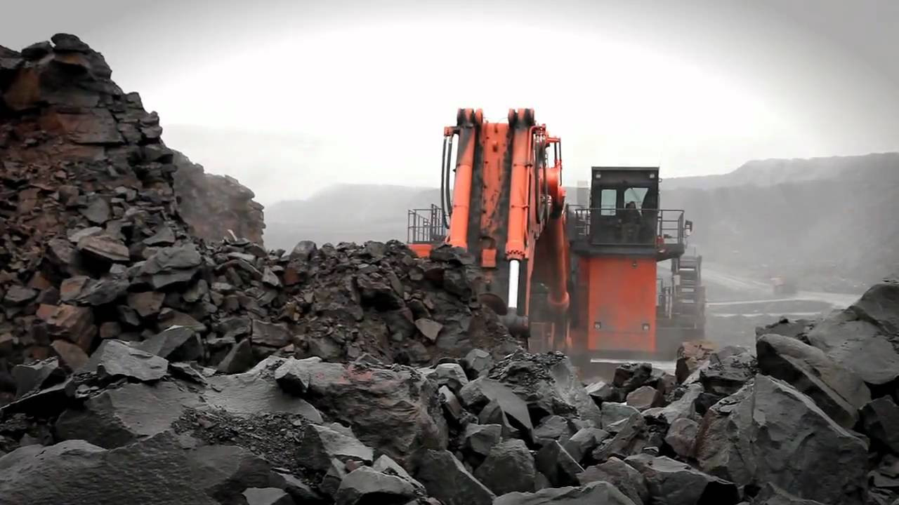 Hitachi EX3600-6 Excavator Coal Mine, Spain