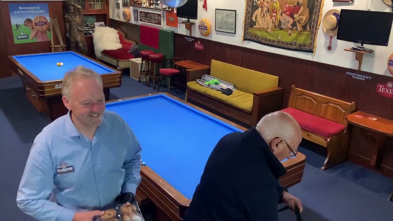 Deel 4 Lucas biljartles met Mike Hofland! Kijk en 🆎