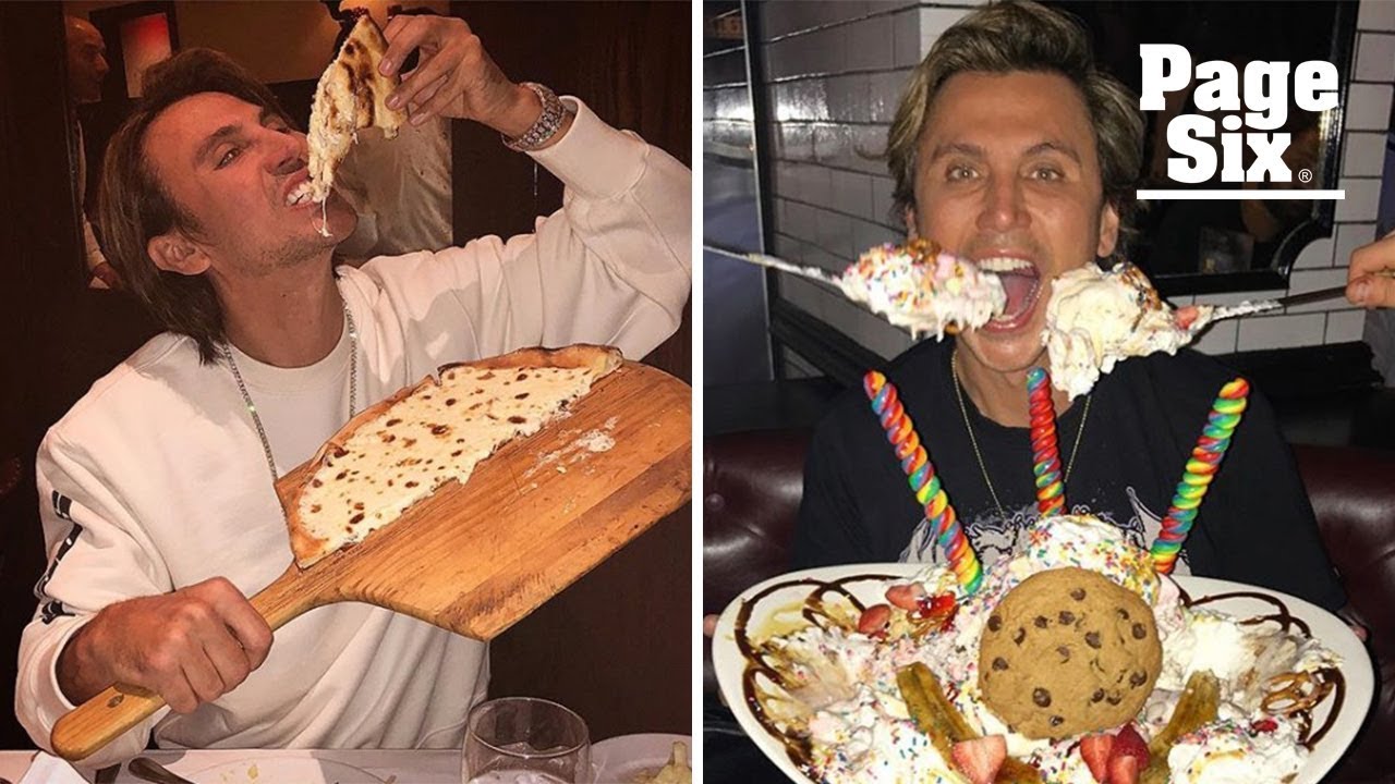 Foodgod Eats Three-Course Pizza (Fries, Burgers, and Oreos) | Foodgod Jonathan Cheban | Page Six