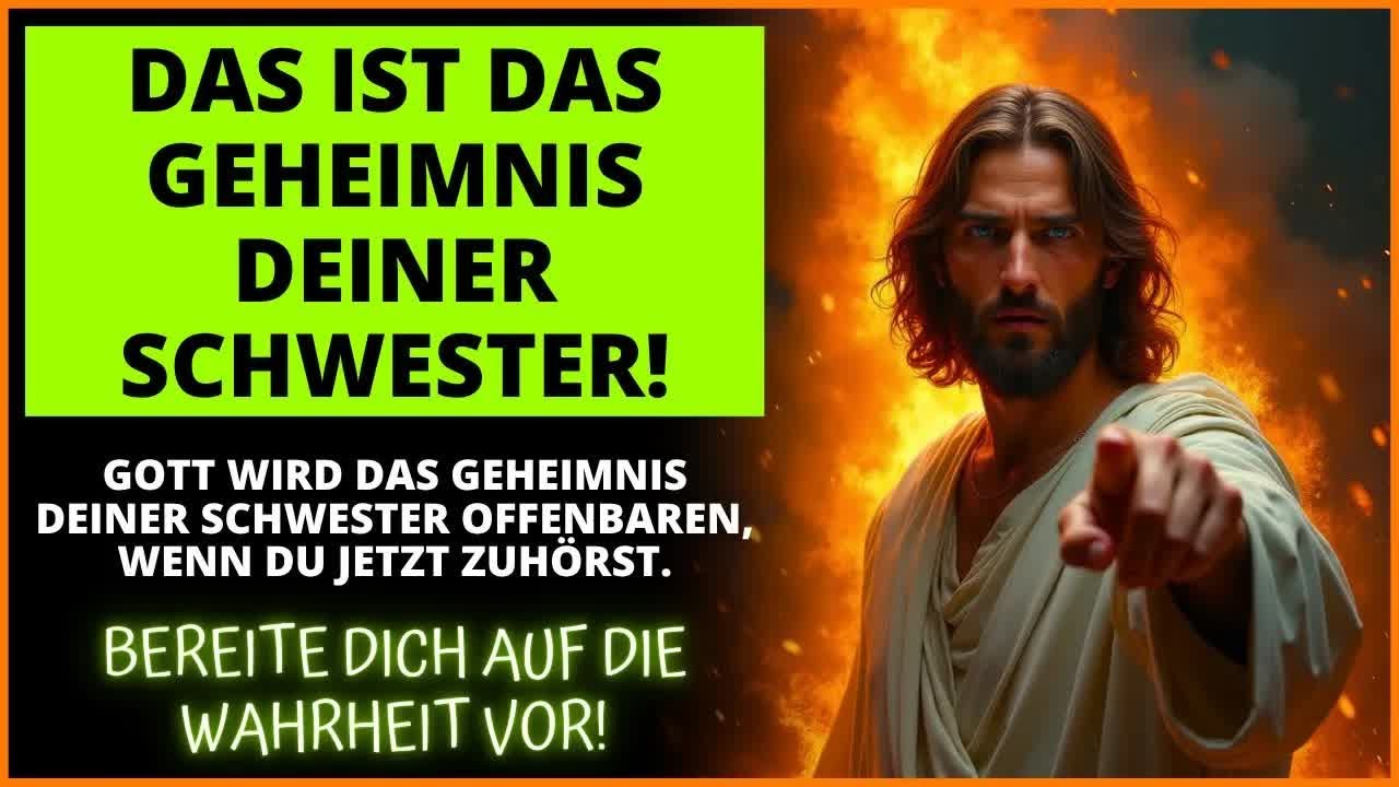 😱 GOTT WIRD DIR ENTHÜLLEN, WAS DEINE SCHWESTER VOR DIR VERSCHWUNDEN HAT! ｜ Das Wort Gottes