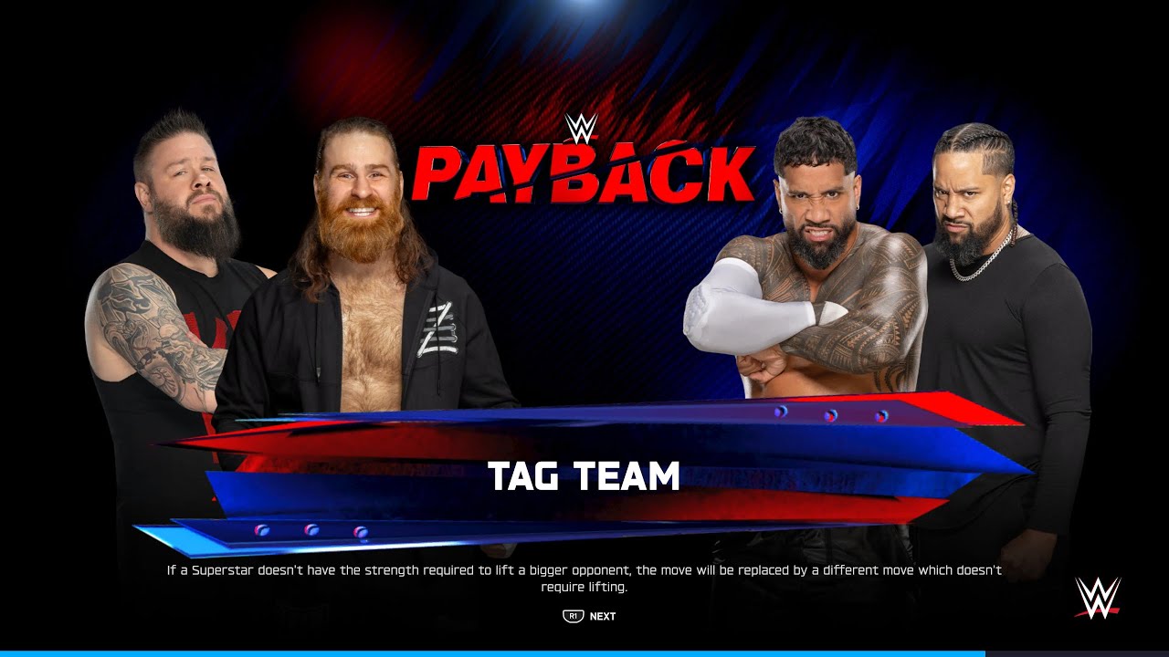 Tag Team Champions Vs The Usos Match | Wwe2k25 